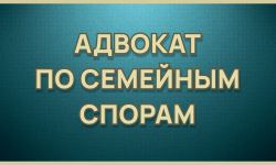 СПЕЦИФИКА РАБОТЫ АДВОКАТА ПО СЕМЕЙНЫМ СПОРАМ. - Адвокат Токарев А.А. Екатеринбург